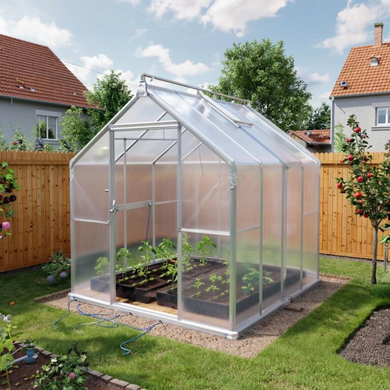 Прямостенные теплицы ил поликарбоната: защита для растений и красота на участке